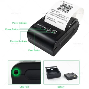 Mini Draagbare Printer Thermische (Draadloze Ontvangst)